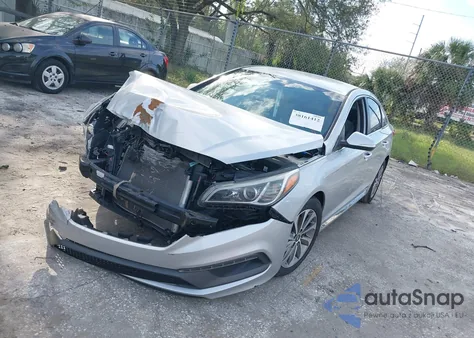 2015 Hyundai Sonata Sport из США, поврежденный, VIN 5NPE34AF0FH046480